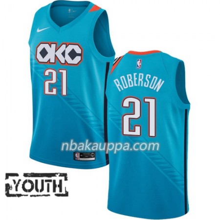 Oklahoma City Thunder Andre Roberson 21 2018-19 Nike City Edition Sininen Pelipaidat Swingman - Lasten